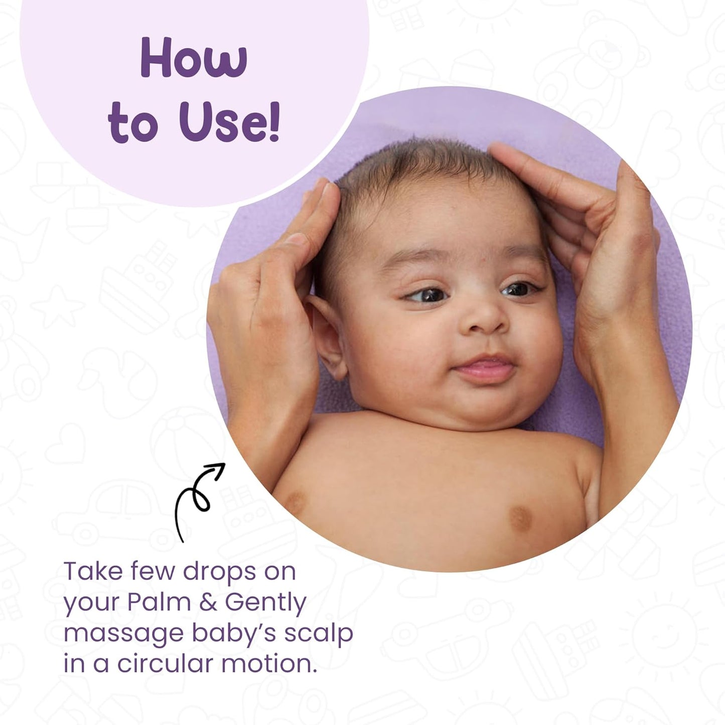 Mother Sparsh Nourishing Baby Hair Oil, Soothe & Nourishes Delicate Baby Scalp, Suitable Hair Oil for Newborns - Swadesiicart