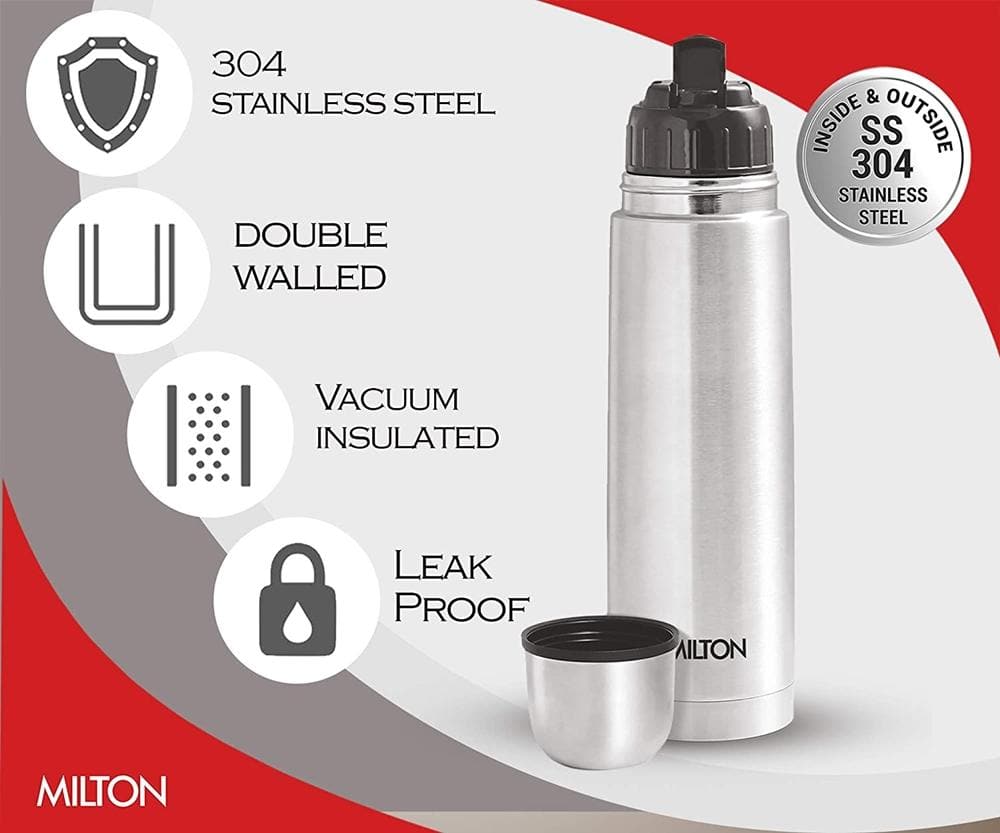 Milton Thermo steel, 350ml - Swadesiicart