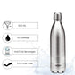 Milton steel Hot & Cold Bottle,750 ml - Swadesiicart