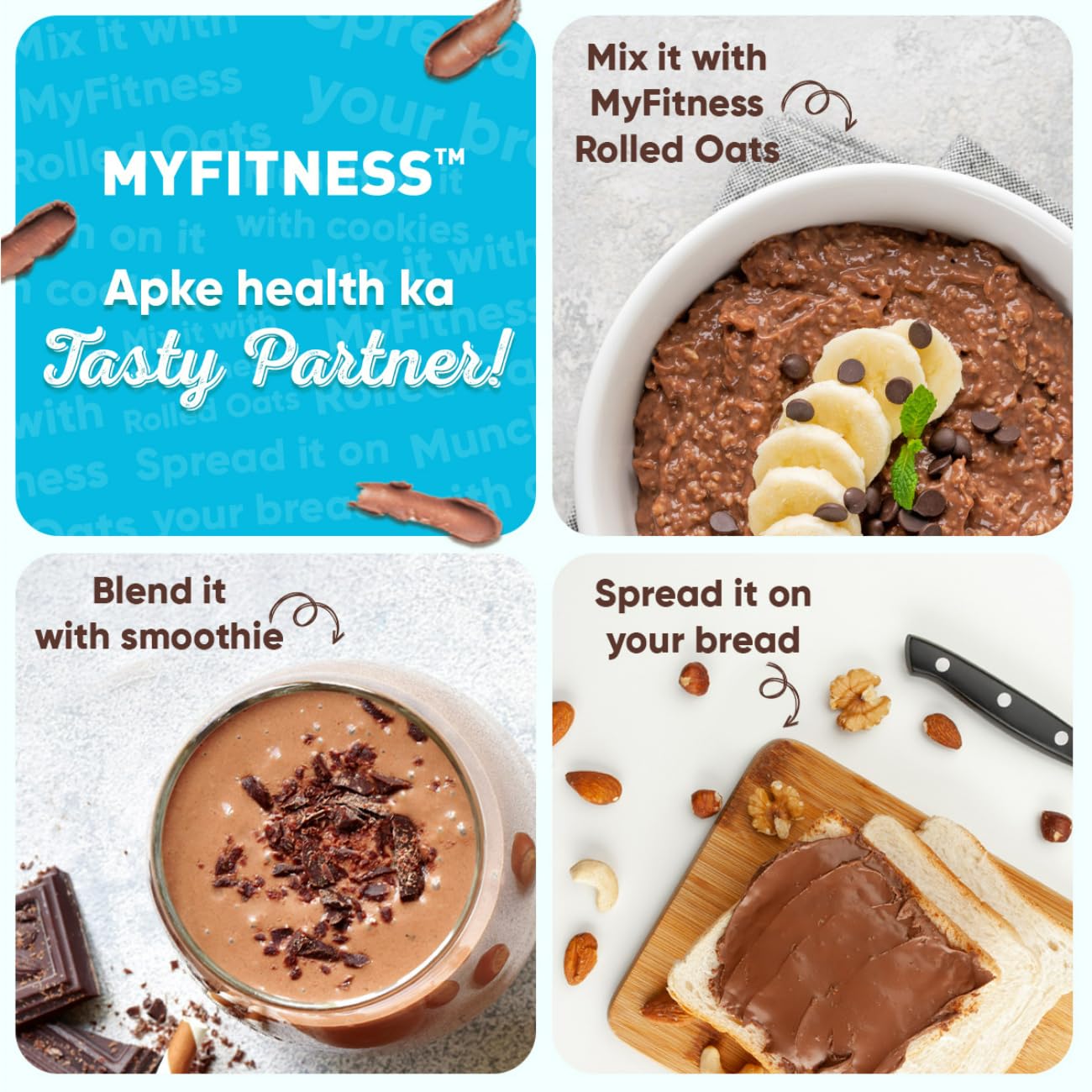 Myfitness Chocolate Peanut Butter (Crunchy) - Swadesiicart