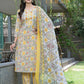 BulBul Fashionista Mustard Cotton Kurta Set with Dupatta - Swadesiicart