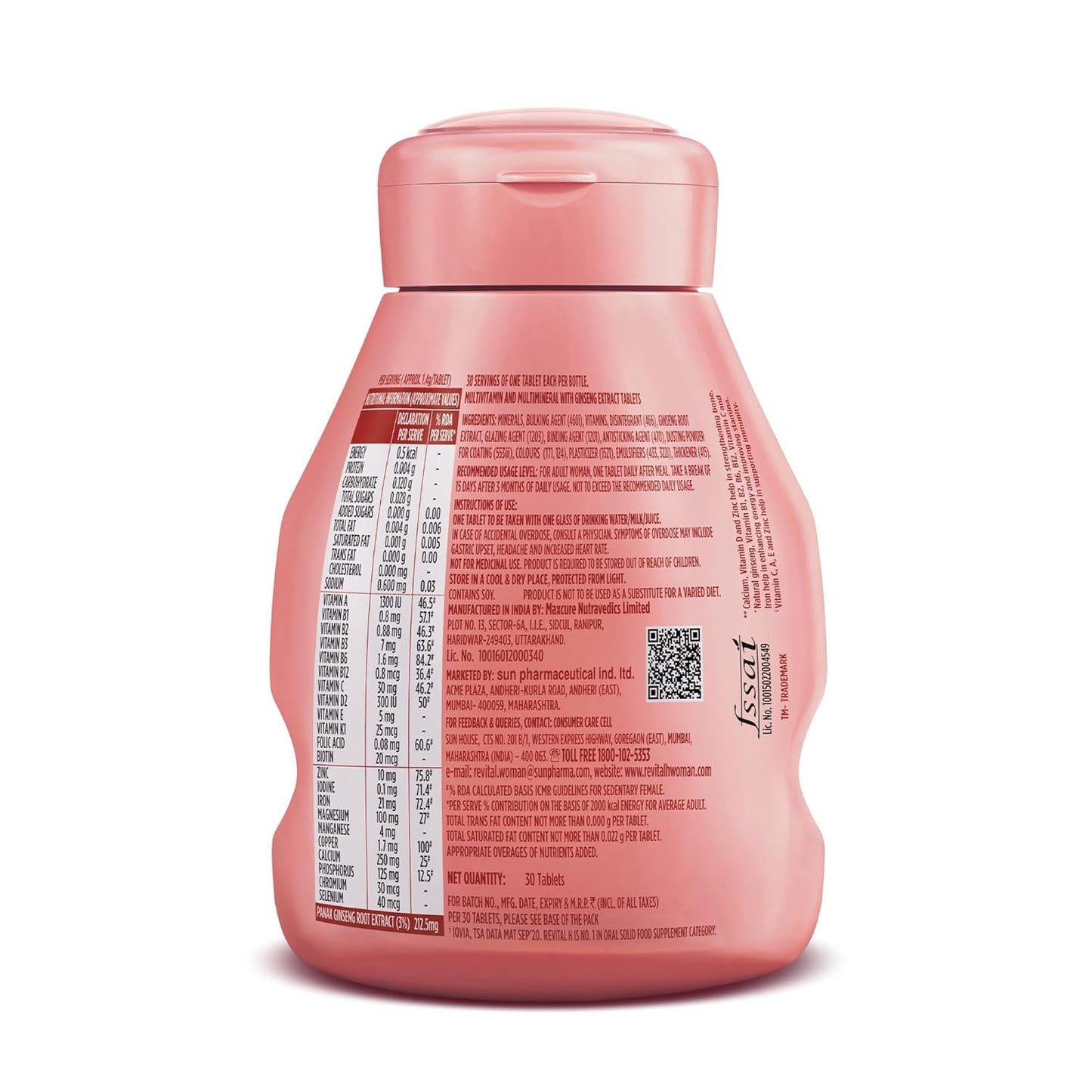 Revital H Women For Daily Health - Swadesiicart