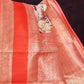 Milk White Banaras Border Pichwai Design Banarasi Semi Silk Saree By Gayathri Reddy Designer Studio | Swadesiicart