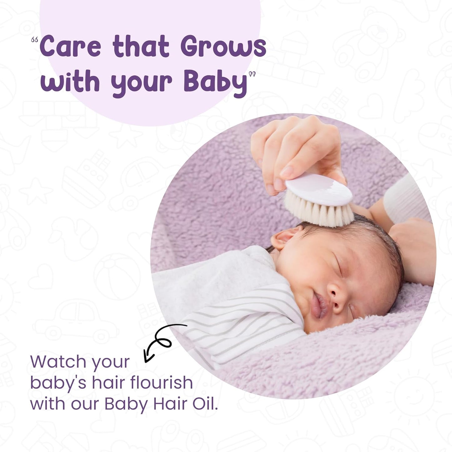 Mother Sparsh Nourishing Baby Hair Oil, Soothe & Nourishes Delicate Baby Scalp, Suitable Hair Oil for Newborns - Swadesiicart