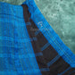 Black And Ink Blue Colour Contrast Thread Border Khadi Cotton Saree By Gayathri Reddy Designer Studio | Swadesiicart