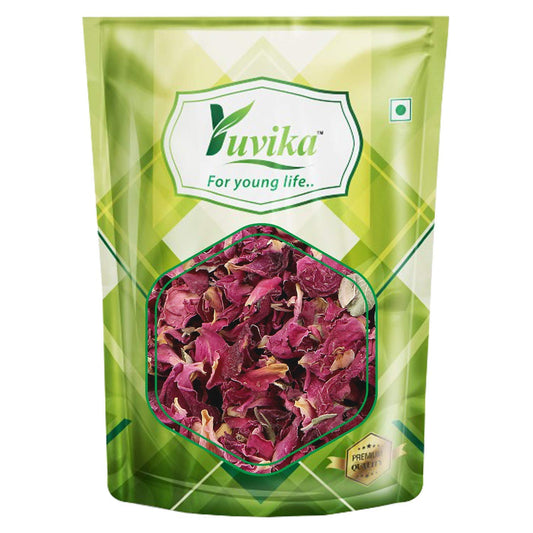 Yuvika Gulab Patti - Rosa Gallica - Dry Rose Petal | Swadesiicart