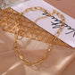 Gold-Toned Alloy Golden Chain Necklace - The Pari | Swadesiicart