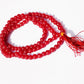 Kannssky Red Hakik (Agate) Mala - Hindu Buddhist Prayer Beads | Swadesiicart