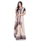 Desh Bidesh Women's Traditional Bengali Handloom Tant Pure Cotton Saree Khadi Bicolor Ball Temple Par Designed With Blouse Piece | Swadesiicart