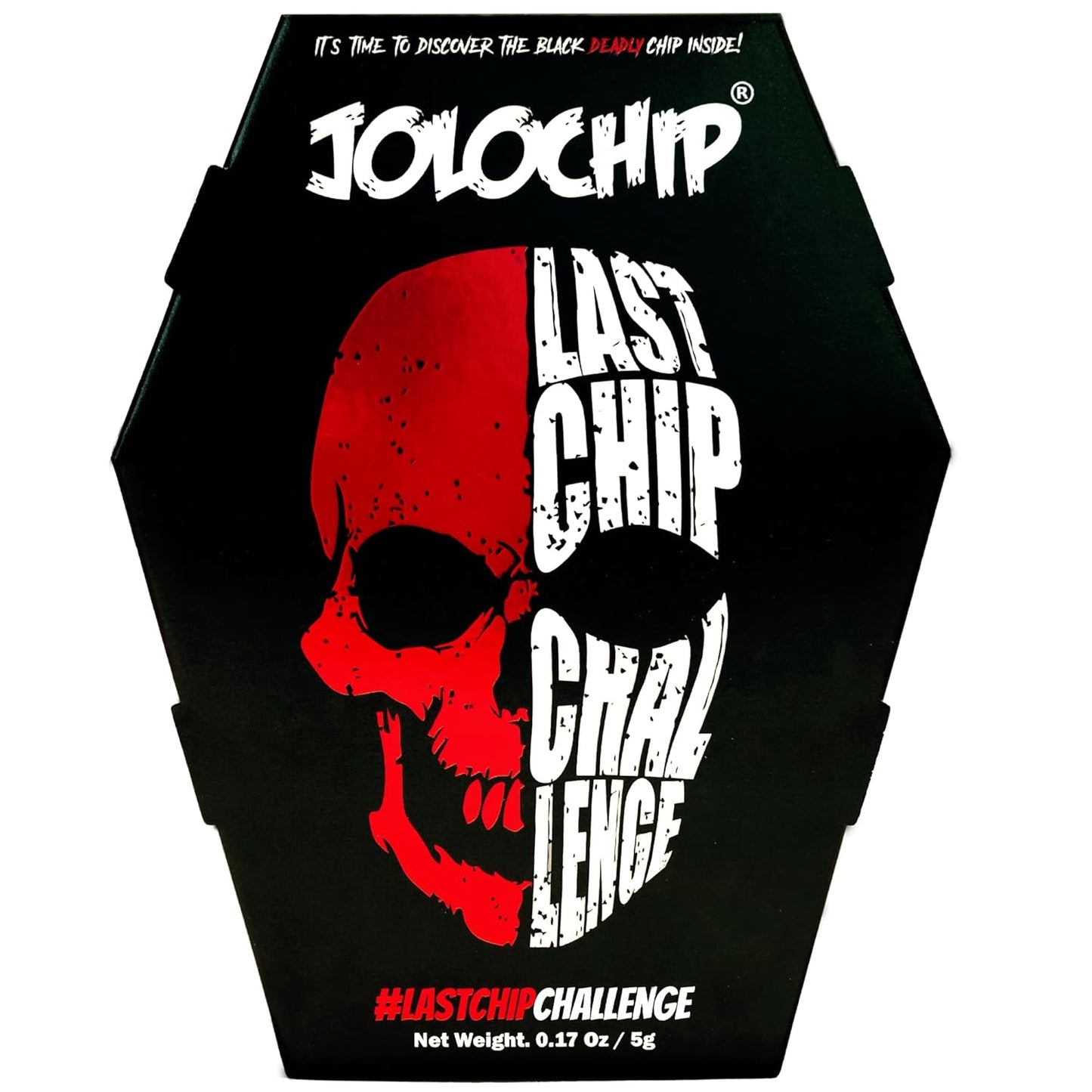 Jolochip LastChip-Challenge (Pack of 1) | Extreme Spicy Tortilla Chip | Hottest Chip in the World | Ultimate Hot Snack | 5 Grm | Swadesiicart