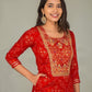 Indian Clothing Women's Red Printed Kurta with Sharara - NOZ2TOZ - Swadesiicart