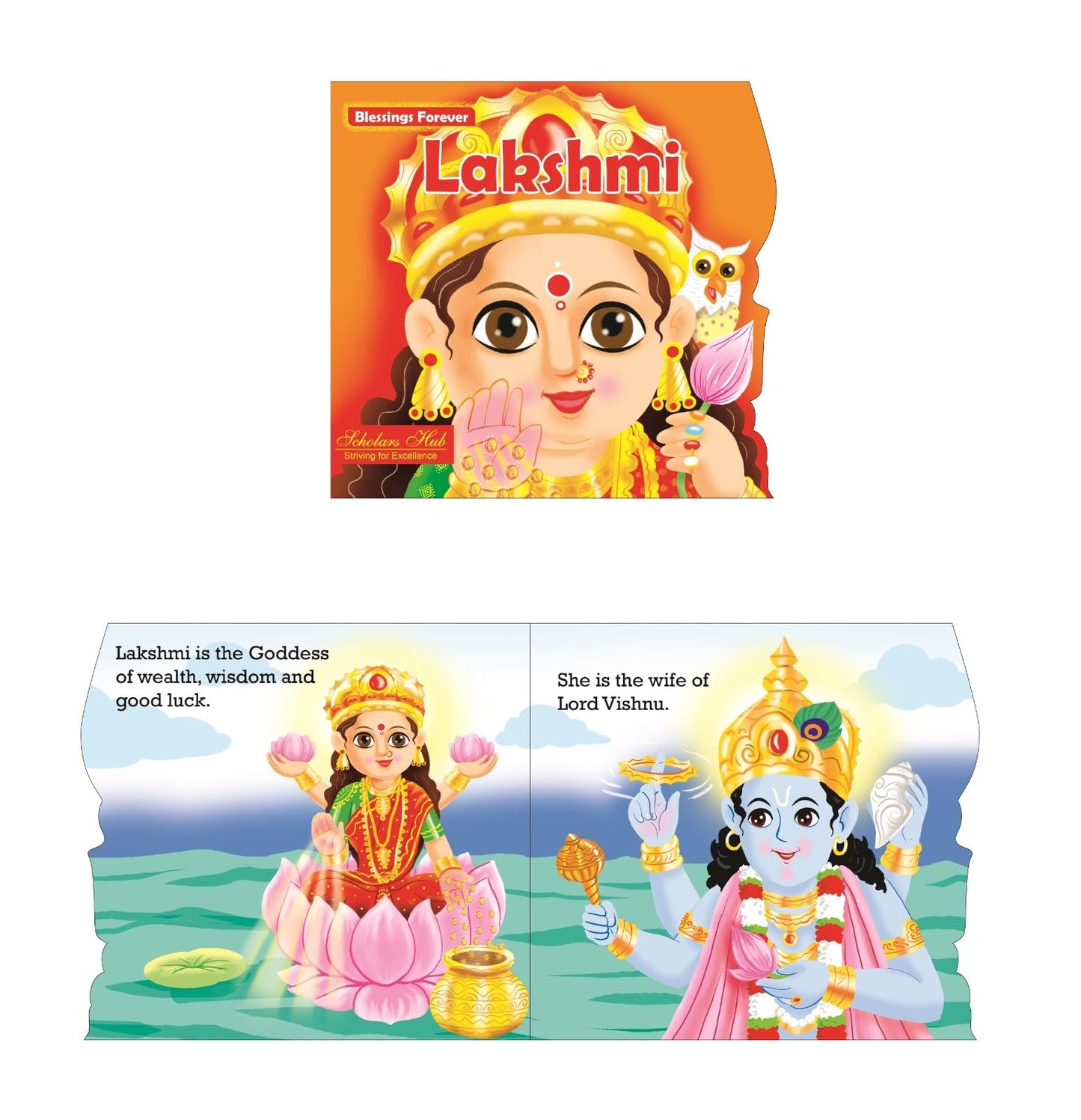 Blessings Forever-Goddess Saraswati (Die-Cut Board Book)