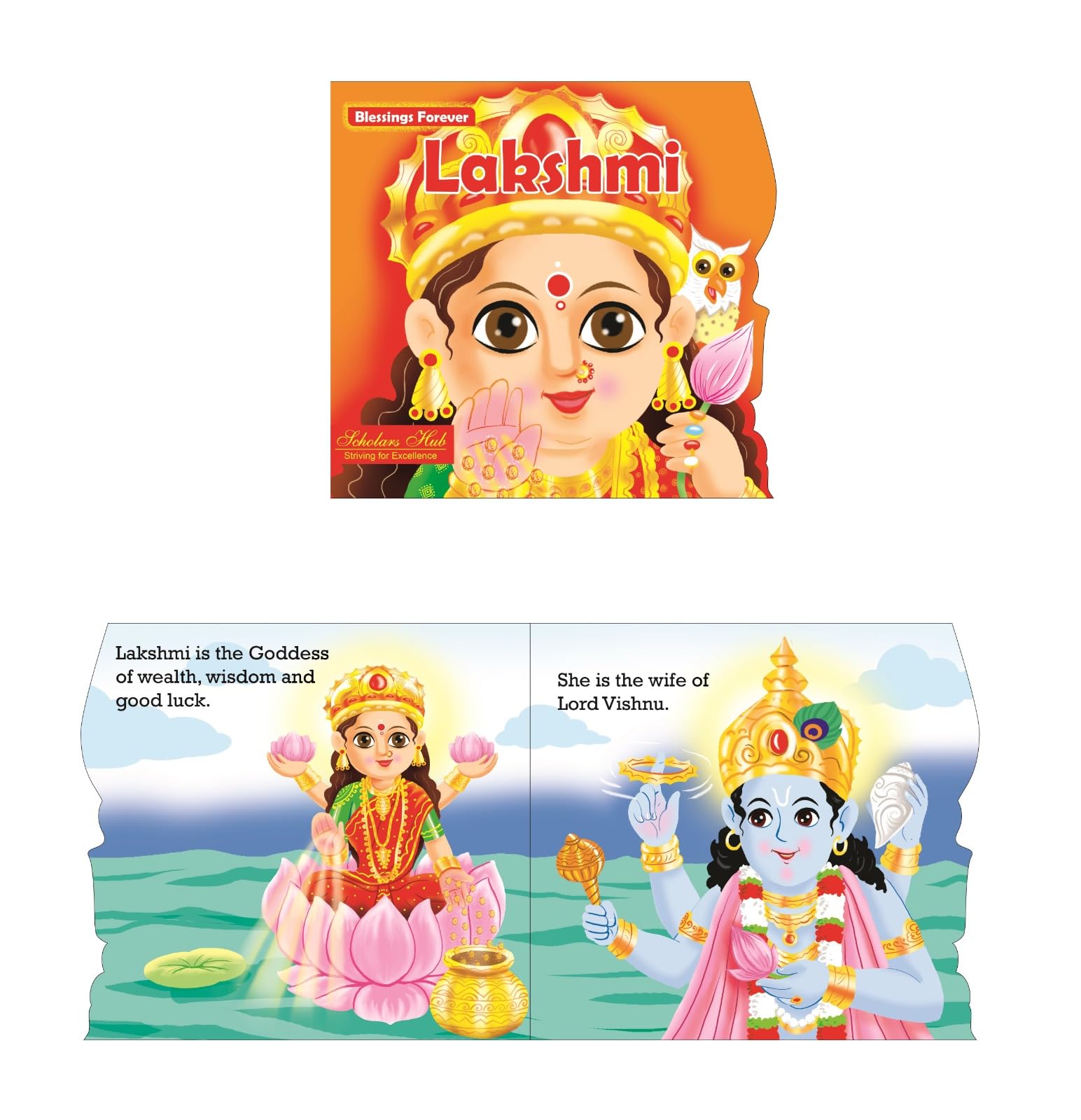 Blessings Forever-Goddess Saraswati (Die-Cut Board Book)