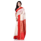 Desh Bidesh Women's Bengal Art Garad Silk Saree Handmade Kalka With Wholebody Design Saree - Swadesiicart