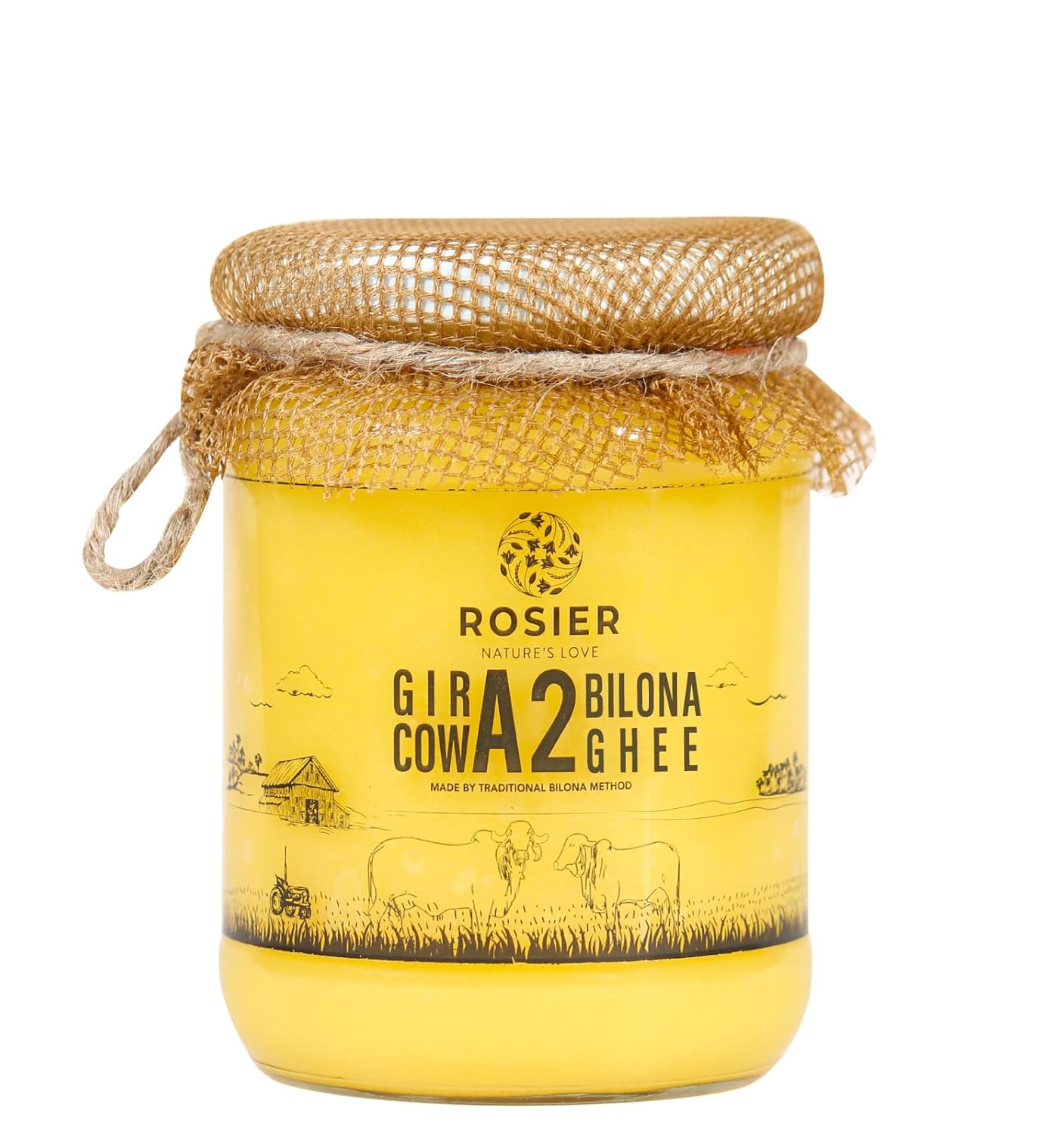 Rosier A2 Gir Cow Bilona Ghee | Traditional Bilona Method A2 Cow Ghee - Swadesiicart