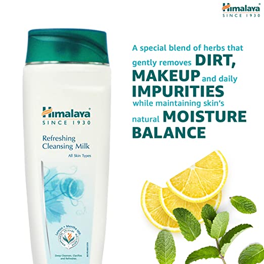 Himalaya Herbals Refreshing Cleansing Milk - Swadesiicart