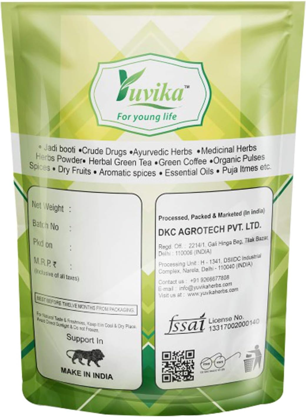 Yuvika Harad Choti Powder - Black Himej - Terminalia Chebula - Myrobalan | Swadesiicart