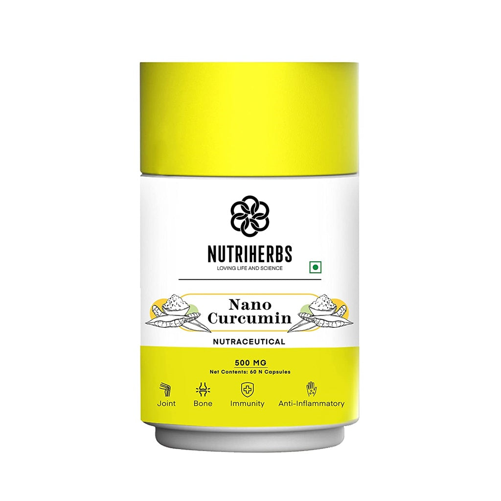 Nutriherbs Nano Curcumin Capsules - Swadesiicart