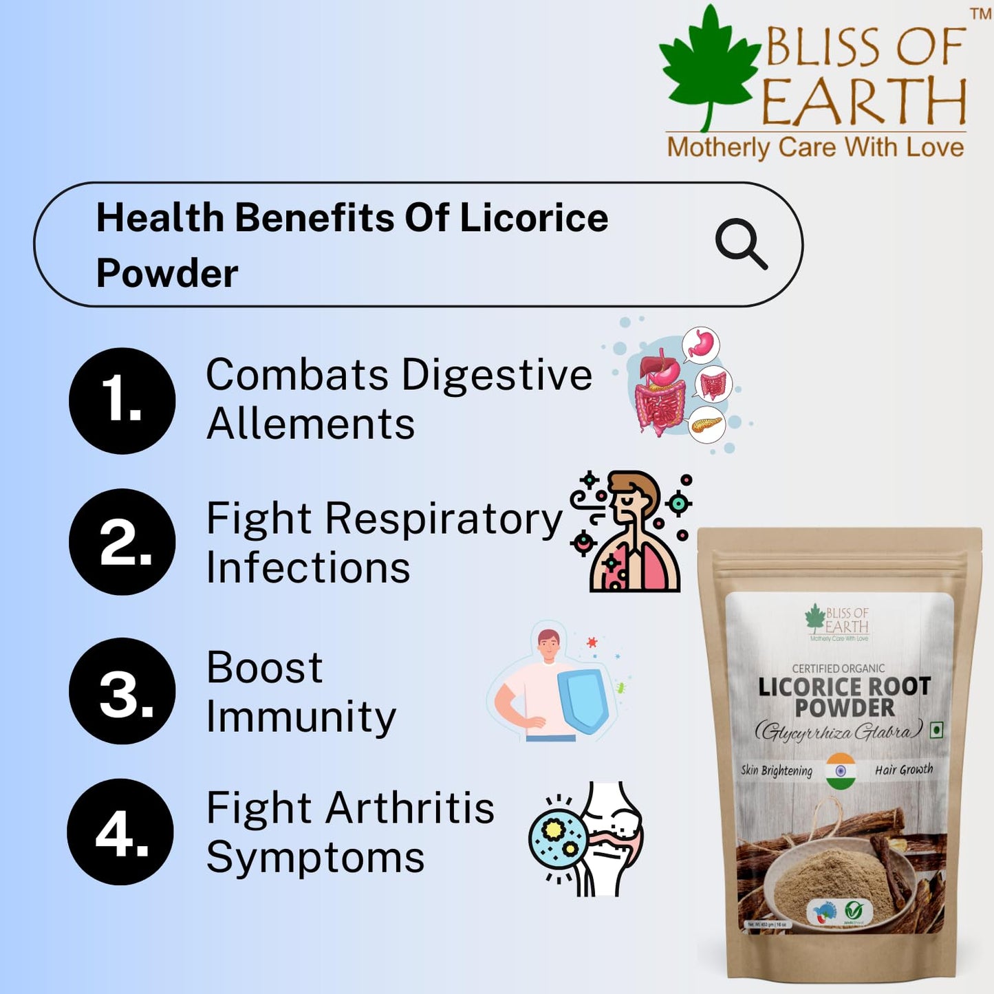 Bliss of Earth Licorice Root Powder - Swadesiicart