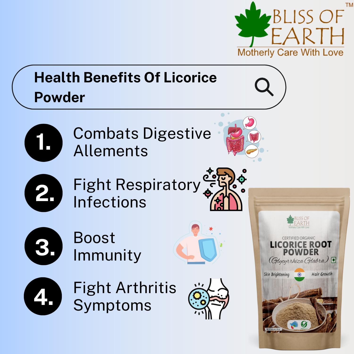 Bliss of Earth Licorice Root Powder - Swadesiicart