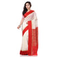 Desh Bidesh Women's Bengal Art Garad Silk Saree Handmade Kalka With Wholebody Design Saree - Desh Bidesh