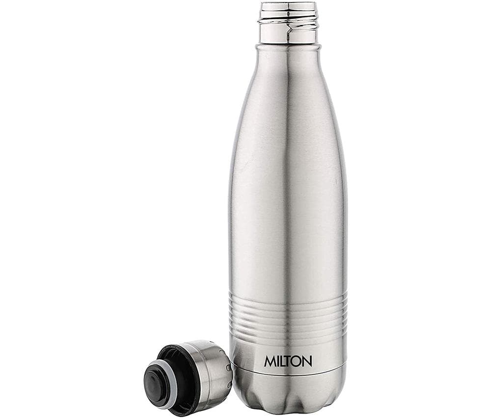 Milton steel Hot & Cold Bottle,750 ml - Swadesiicart
