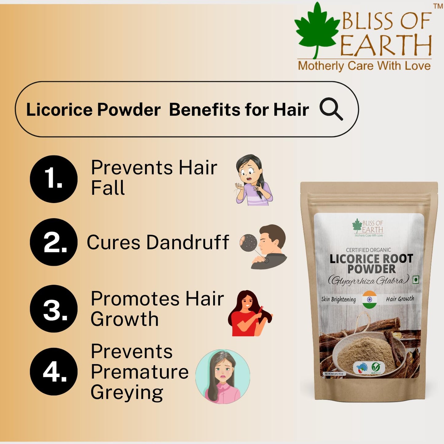 Bliss of Earth Licorice Root Powder - Swadesiicart