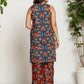 Yufta Cotton Sleeveless Co-Ord Set - Swadesiicart