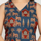 Yufta Cotton Sleeveless Co-Ord Set - Swadesiicart