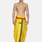 Sethukrishna Men Yellow Solid Readymade Dhoti Pants | Swadesiicart
