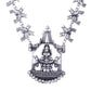 Cardinal Silver-Toned Oxidised Long Jewellery Set Jewellery Set - Swadesiicart