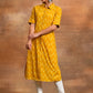 Aks Ethnic Motifs Printed Pure Cotton Straight Kurta