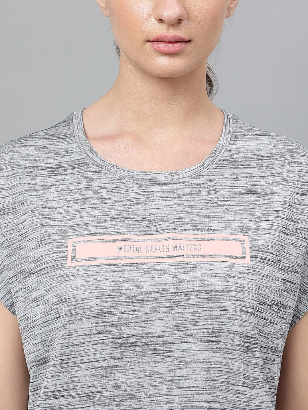 MKH Typography Printed Extended Sleeves Dri-FIT Relaxed Fit Sports T-shirt - Swadesiicart