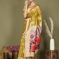 Shree Shyam Fashion Linen Cotton Mhendi Green Saree