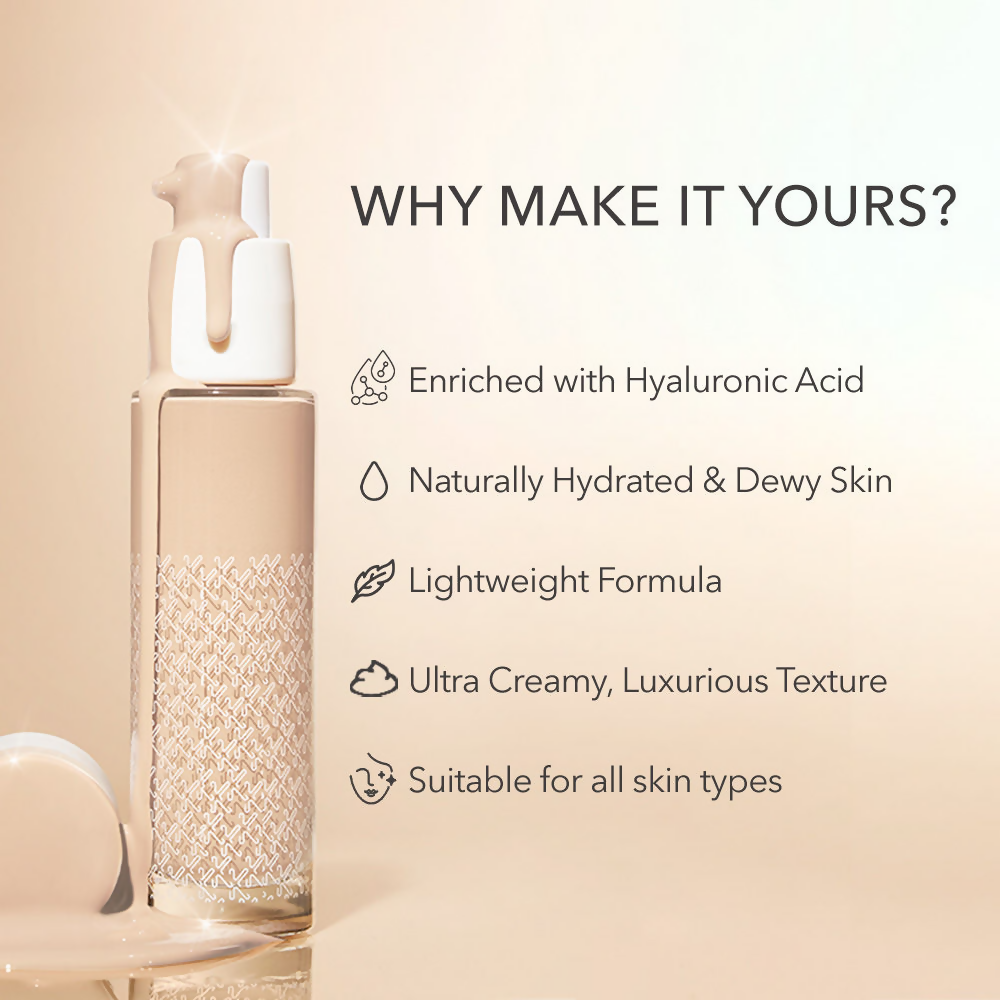 Kay Beauty By Katrina Kaif Hydrating Foundation - 115P Light | Swadesiicart
