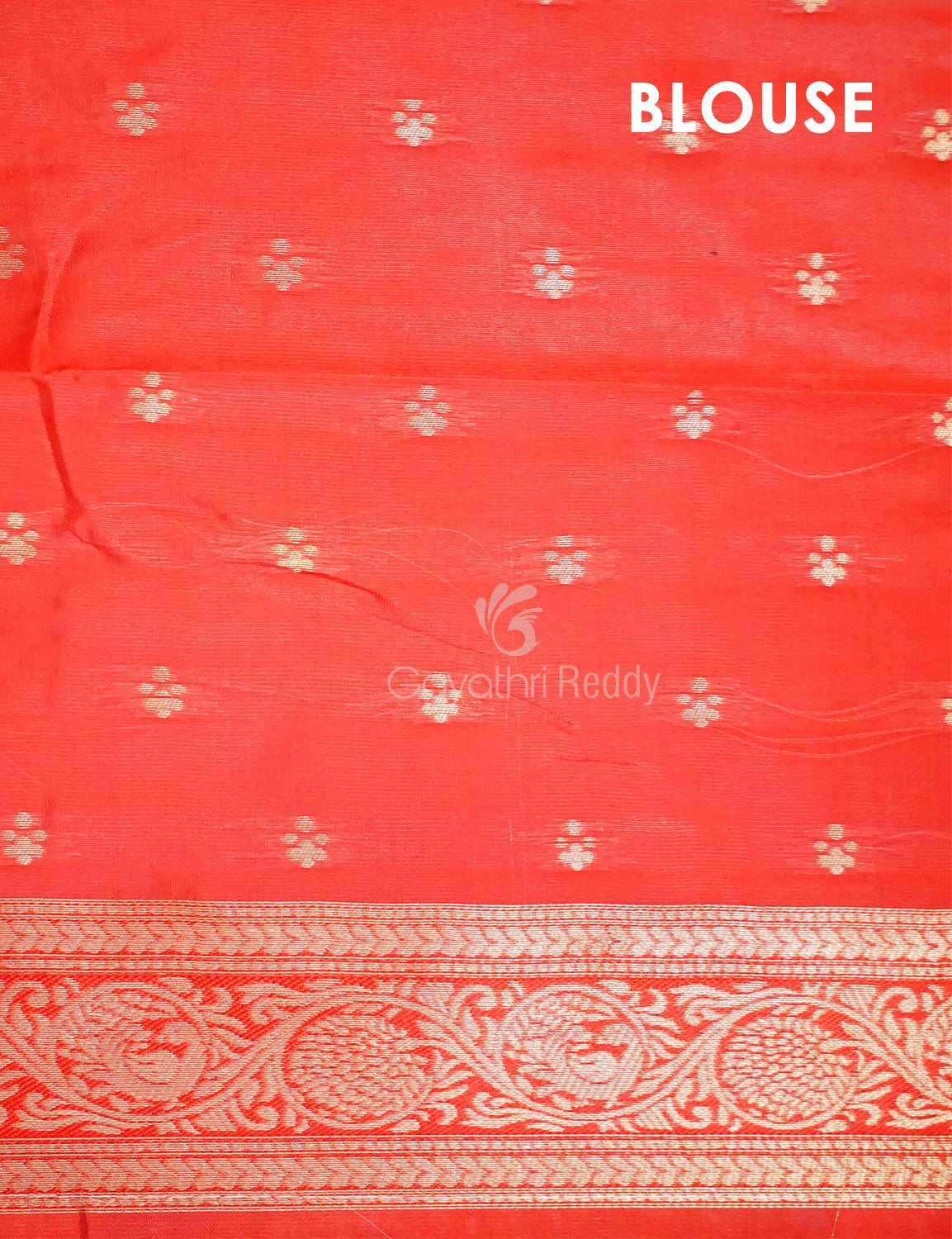 Milk White Banaras Border Pichwai Design Banarasi Semi Silk Saree By Gayathri Reddy Designer Studio | Swadesiicart