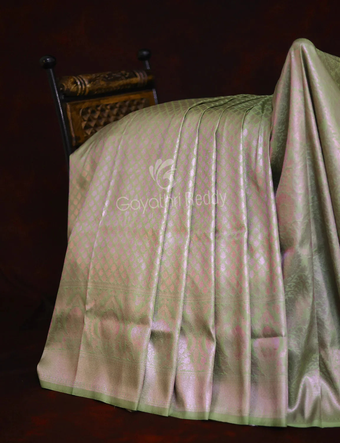 Half Mix Soft Silk Saree - HSS4 By Gayathri Reddy Designer Studio | Swadesiicart