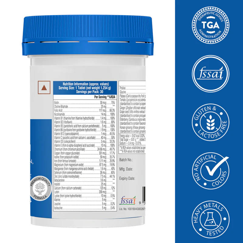 Swisse Men’s Multivitamin Tablets - Swadesiicart