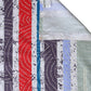 BOMBAY DYEING Red & Blue Striped Cotton 120 TC King Bedsheet with 2 Pillow Covers - Swadesiicart