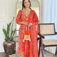 The52 Women's Gorgeous Rayon Embroidery Straight Kurta with Pant And Dupatta Set - Swadesiicart