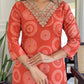 The52 Women's Gorgeous Rayon Embroidery Straight Kurta with Pant And Dupatta Set - Swadesiicart