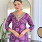 The52 Women's Gorgeous Rayon Embroidery Straight Kurta with Pant And Dupatta Set - Swadesiicart