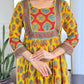 The52 Women's Gorgeous Rayon Printed Flared Kurta with Pant And Dupatta Set - Swadesiicart