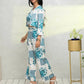 Myshka Women Multi Printed Summer Checks Co-Ords - Swadesiicart