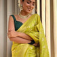 Kalini Floral Woven Design Zari Detailed Banarasi Saree | Swadesiicart