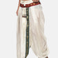 Sethukrishna Men Cream Solid Art Silk Dhotis | Swadesiicart