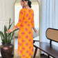 The52 Women's Beautiful Rayon Embroidery work Straight Kurta with Pant and Dupatta Set - Swadesiicart
