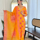 The52 Women's Beautiful Rayon Embroidery work Straight Kurta with Pant and Dupatta Set - Swadesiicart