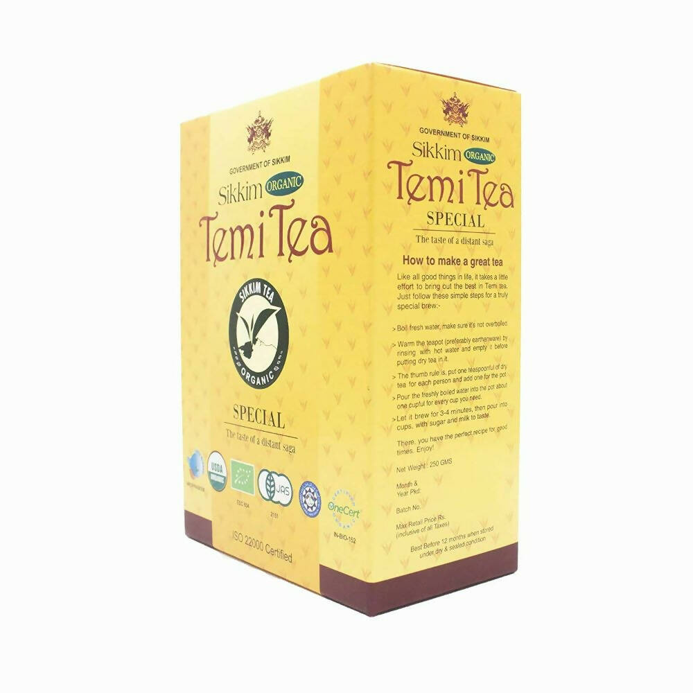 Sikkim Organic Temi Tea Special Black Tea - Swadesiicart