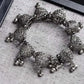 Tehzeeb Creations Women's Traditional Silver Colour Oxidised Bangle - Swadesiicart
